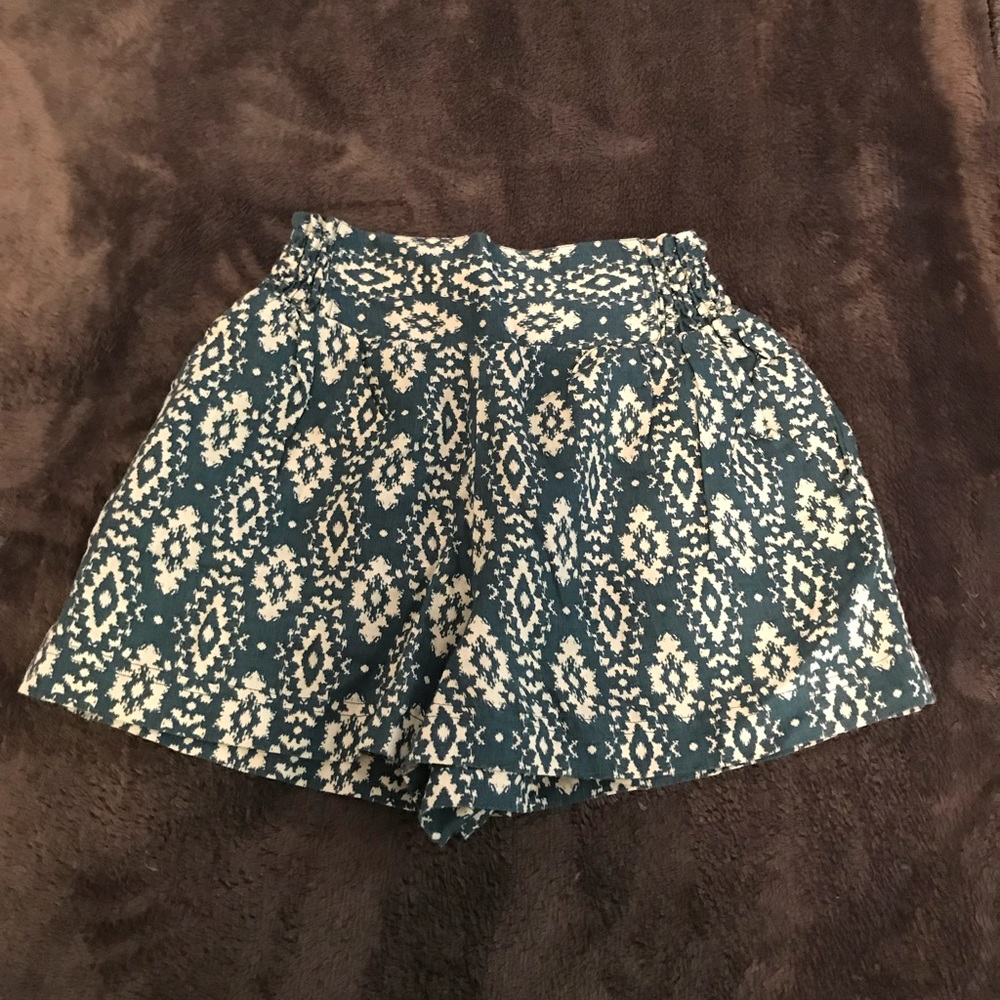 Fabric patterned shorts